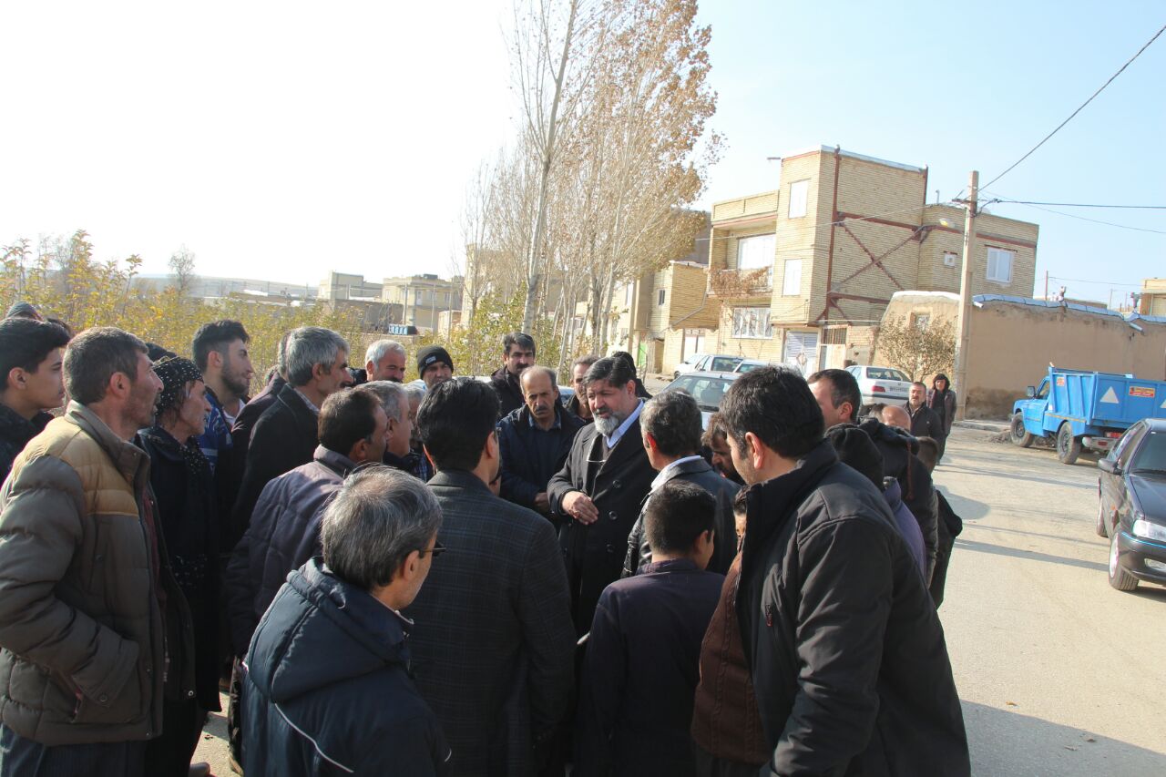 حضور بی واسطه فرماندار تکاب در جمع اهالی روستای چپدره
