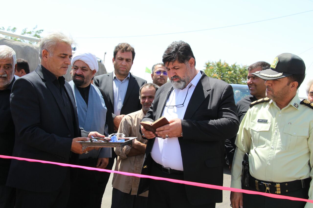 آیین های افتتاح طرح های توسعه ای تکاب به مناسبت هفته دولت