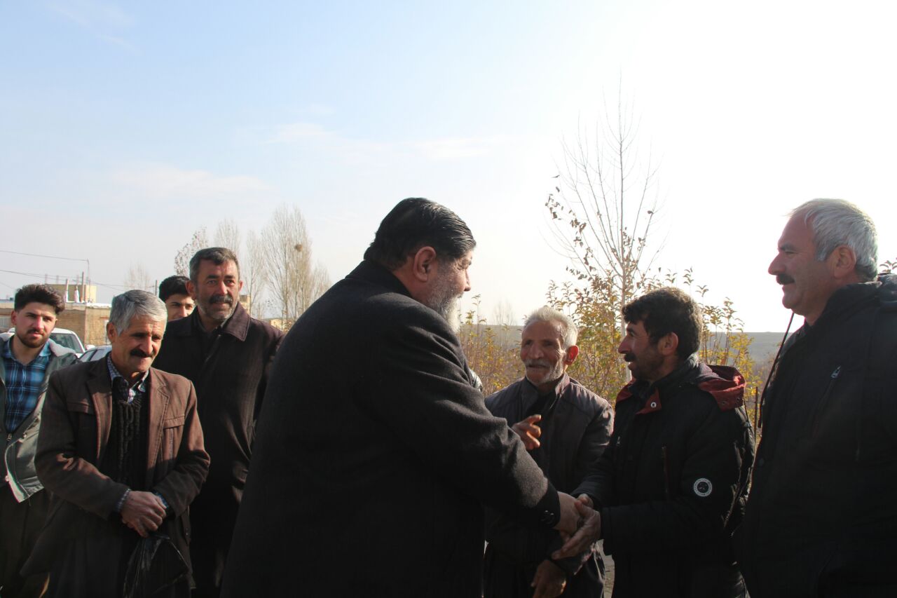 حضور بی واسطه فرماندار تکاب در جمع اهالی روستای چپدره