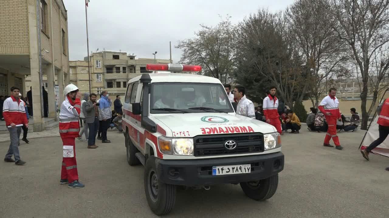 اجرای مانور زلزله در تکاب