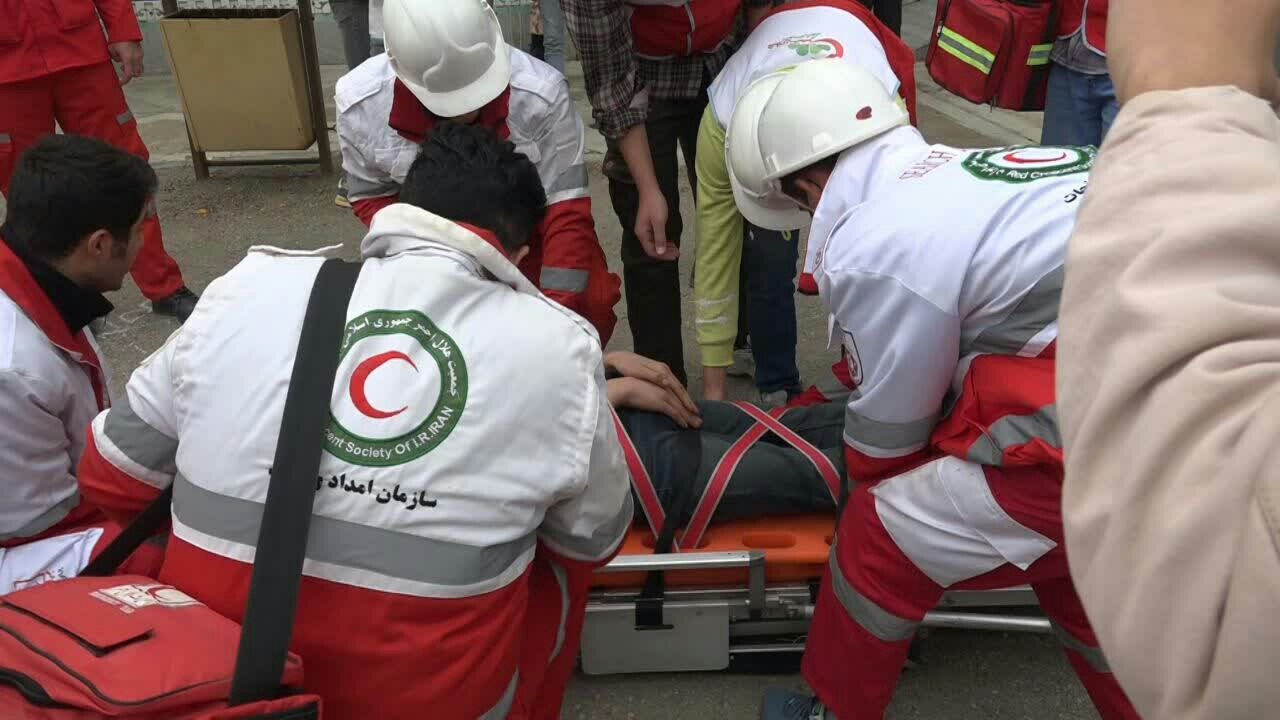 اجرای مانور زلزله در تکاب