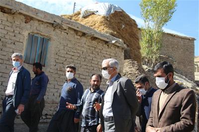 بازدید فرماندار تکاب از روستای سخت‌گذر جداقیه اوریات