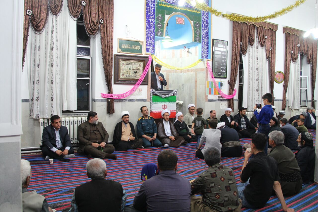 حضور فرماندار تکاب در جشن میلاد نبی مکرم اسلام(ص)