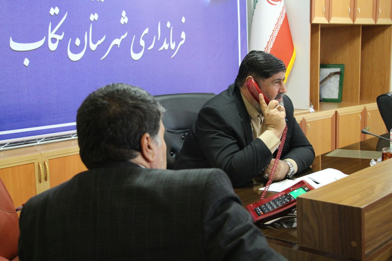 دیدار های مردمی فرماندار تکاب برای رسیدگی به مشکلات شهروندان