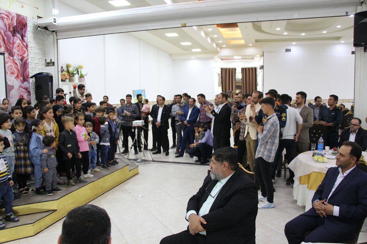 حضور فرماندار تکاب در آیین گرامیداشت هفته فراجا