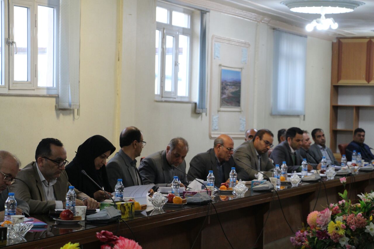 جلسه شورای هماهنگی بخش کشاورزی آذربایجان غربی در تکاب برگزارشد + تصاویر