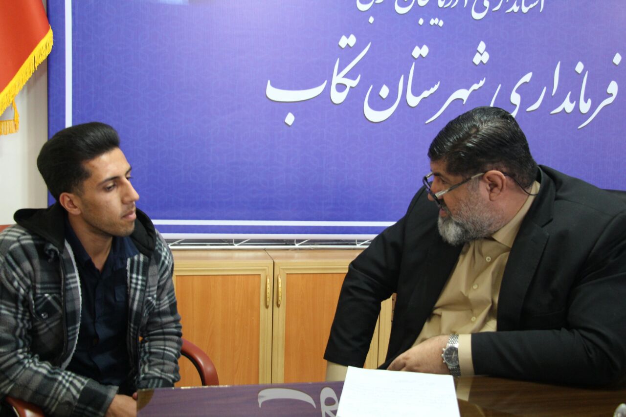 دیدار های مردمی فرماندار تکاب برای رسیدگی به مشکلات شهروندان